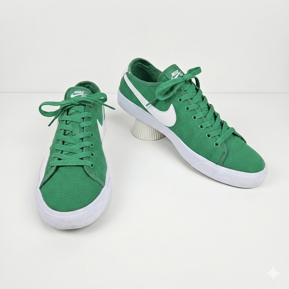 Nike SB M9.5/W11 Sneakers BLZR Court Lucky Green Canvas Skate Low Top Unisex